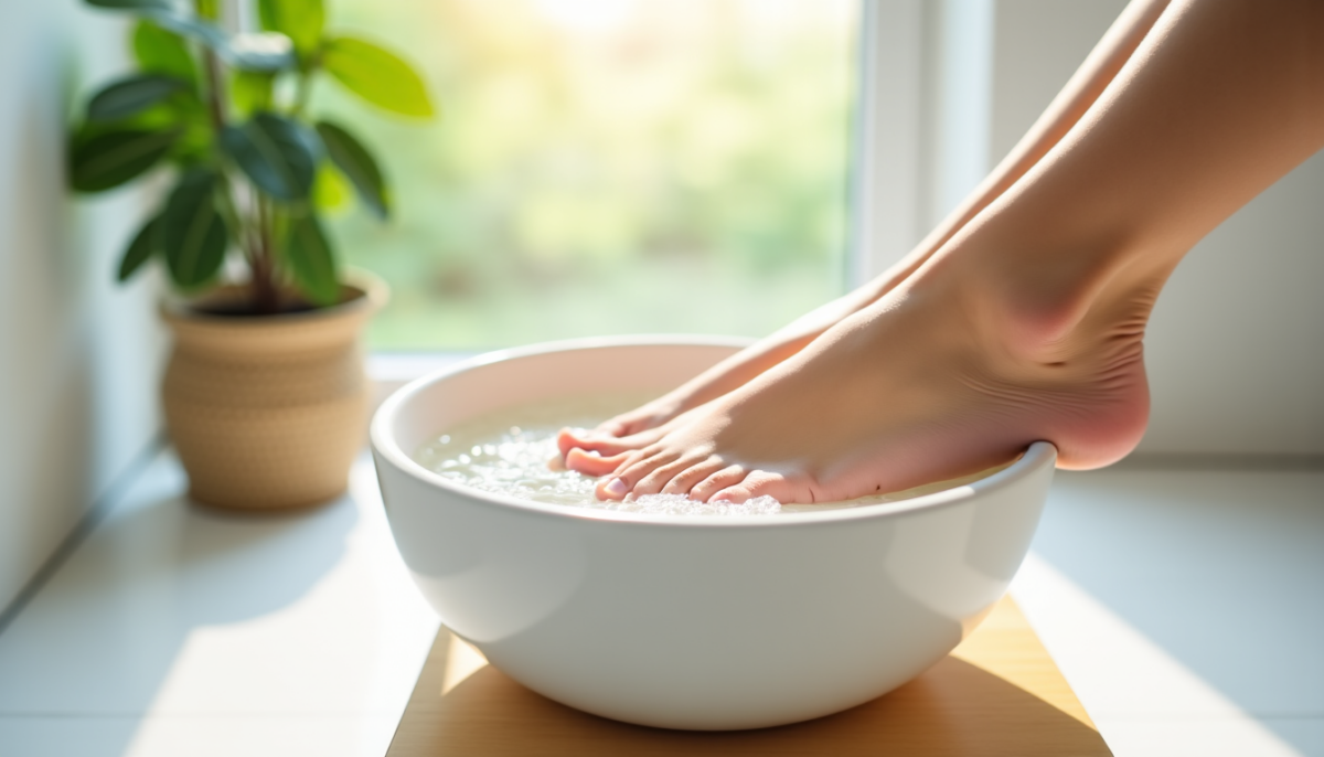 Bain de pieds maison : indications et contre-indications médicales